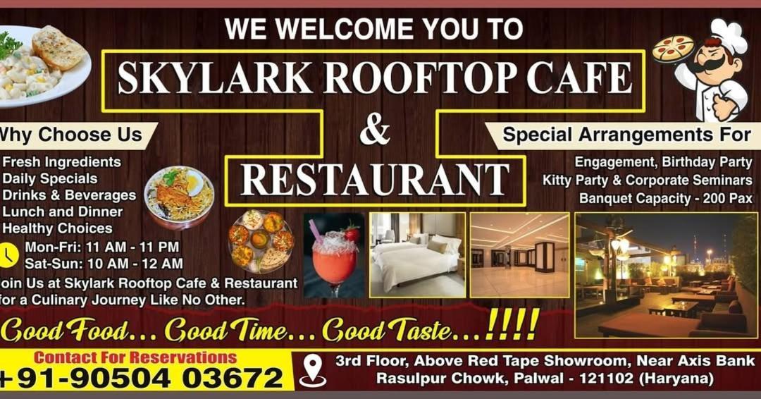 Hotel Skylark & Banquet Palwal Exterior foto